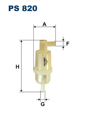 Filtron Ps 820 Kraftstofffilter FÜR Daewoo MERCEDES-BENZ Puch Ssangyong-image