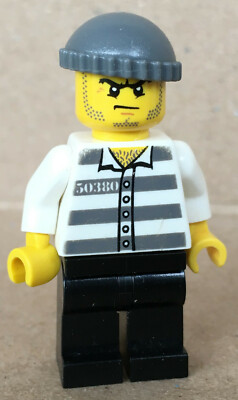 LEGO  -Minifigur City Town Jail Prisoner 50380 aus Spiel 40161 - game009