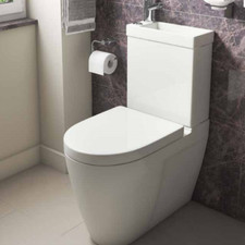 2in1 Combo Combination Toilet Sink Wash Basin Bathroom WC Modern Tap Included