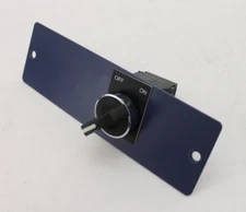 Telemecanique ZBE-101 Contact Block and Selector Switch with Blue Plate