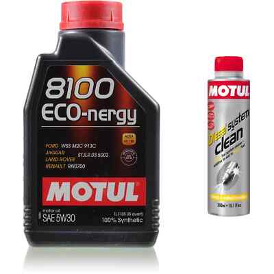 1 Liter MOTUL 8100 Eco-nergy 5W-30 Motoröl 300ml Diesel System Clean