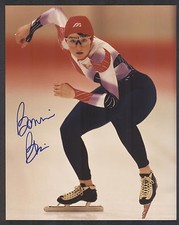 Bonnie Blair Olympic Speedskater Signed 8x10 Photo Won 5-Gold Medals