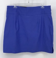 Rafaella Preowned Womens Stretch Amparo Blue Skort Size Large NWT