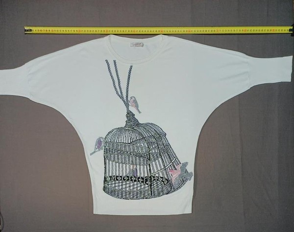 Women Felicita Sweater White Viscose 40 / L / 48