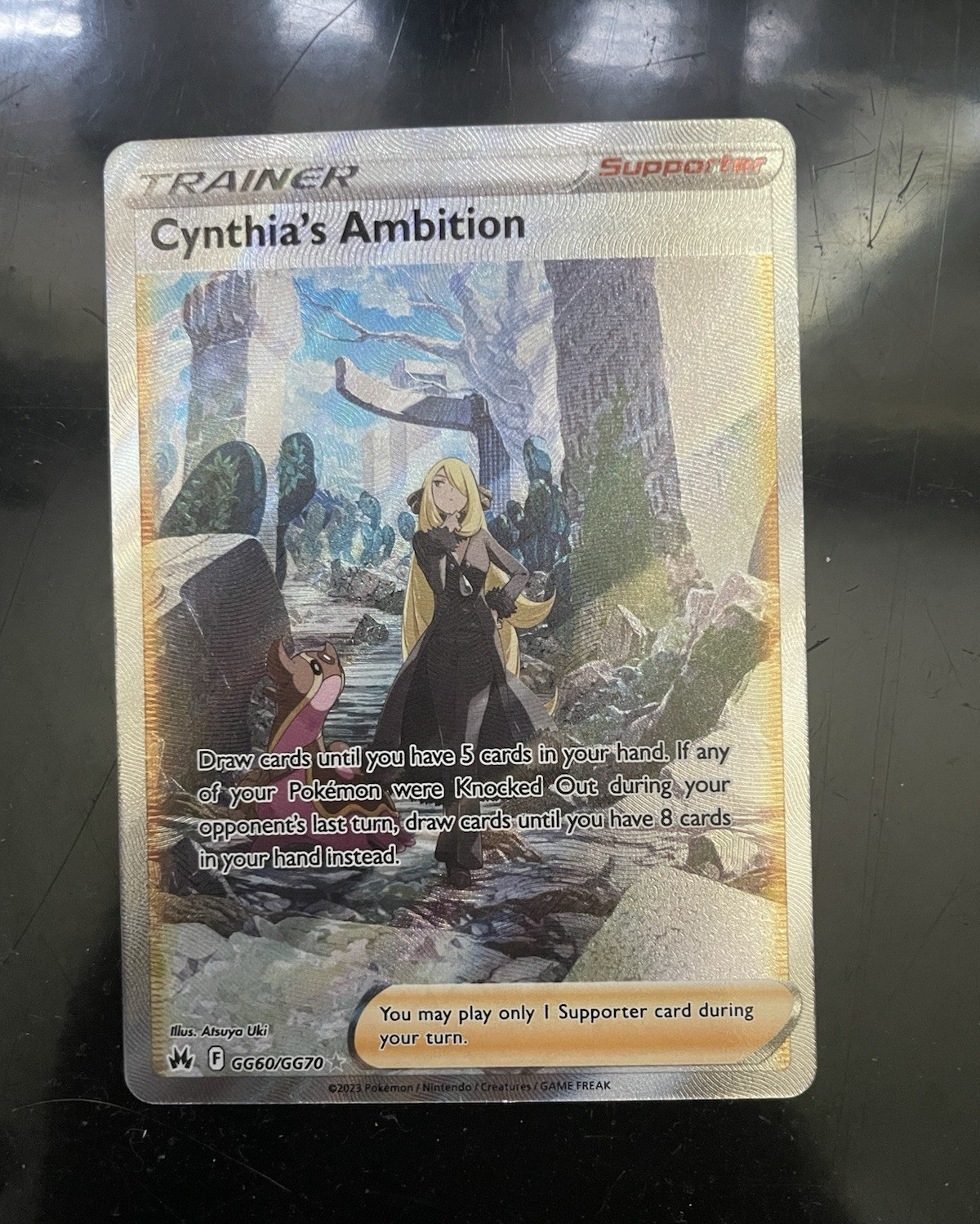 The Pokémon Company Cynthia's Ambition GG60/GG70 Crown Zenith Full Art Holo UR