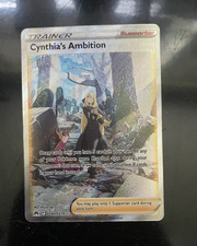 The Pokémon Company Cynthia's Ambition GG60/GG70 Crown Zenith Full Art Holo UR on eBay