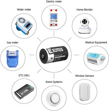 EEMB ER14250 LS14250 1/2AA 3.6V 1200Mah Lithium Battery Half Aa Batteries Li-...