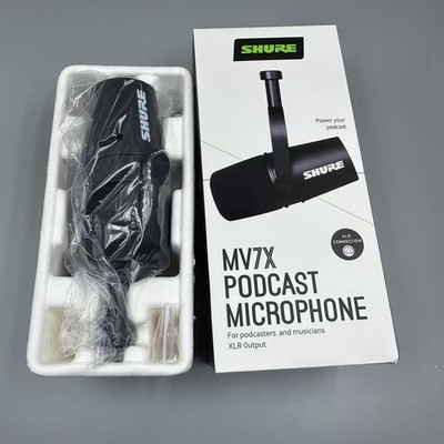 Shure MV7X Mic Podcast Kit for Podcasting Home Recording Gaming XLR Output