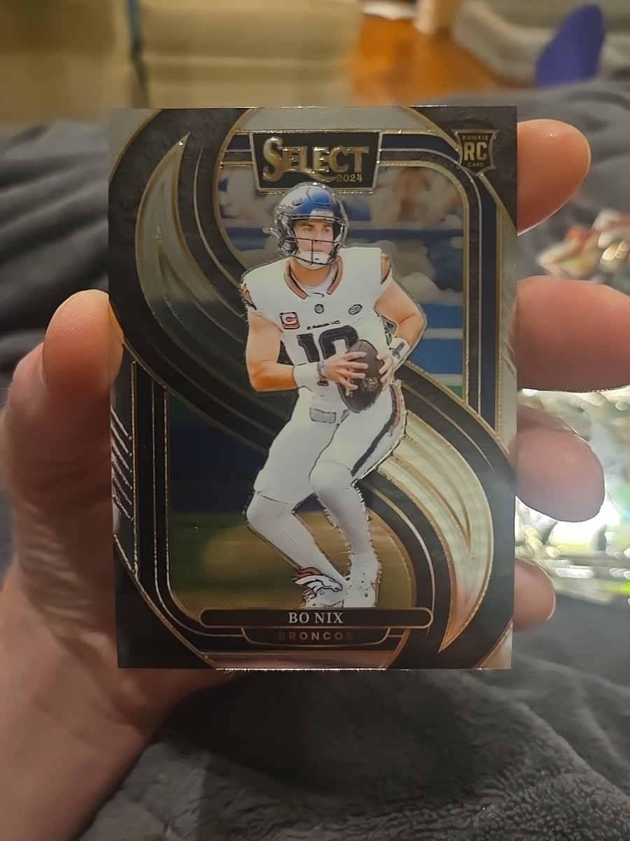 2024 Panini Select #117 Bo Nix RC Premier Level - Denver Broncos