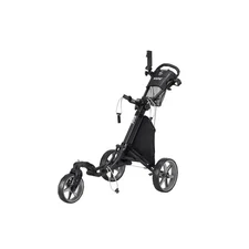 KVV 3 Wheel 360 Rotating Front Wheel Golf Push Cart Open and Close in ONE Sec...
