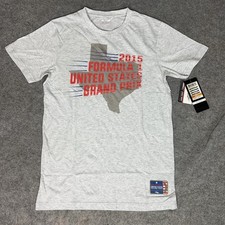Formula 1 United States Grand Prix Shirt Mens Small Racing F1 Hamilton 2015 Tee