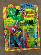 Vintage 1991 Toxic Crusaders Junkyard Action Figure Troma Playmates ON CARD