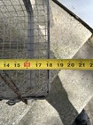 Vintage Coal Miners Iron Worker Hanging Wire Basket Rack Locker - free shipping — photo 3