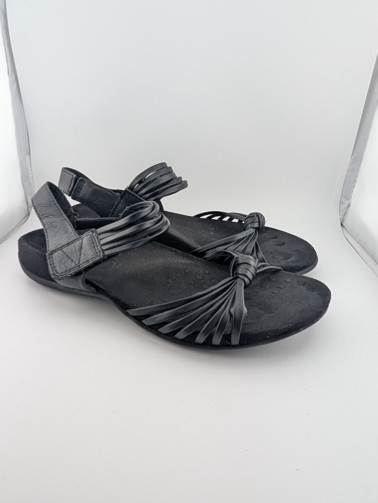 APL Sandali neri Vionoc donna taglia 7 5w Talulah 7 5 larghi comodi *vedi descrizione