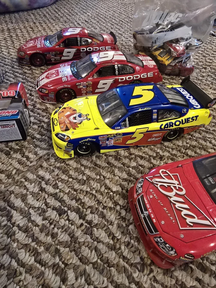 VINTAGE 1990s NASCAR 1:24 Diecast Lot | Loose Cars | Waltrip Mayfield Bodine - Image 2 of 4