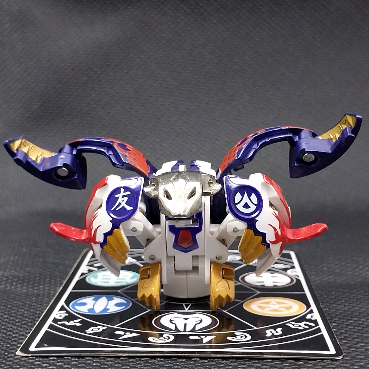 BAKUGAN Jigen Dragaon Purple Ver. 700G & Card Field SEGA TOYS