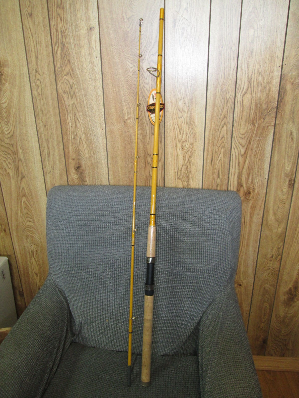 Eagle Claw Crafted Glass Spinning Rod 8' 2 pc MH CG8MHS2