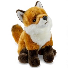 Carl Dick Volpe rossa seduta, animale di peluche