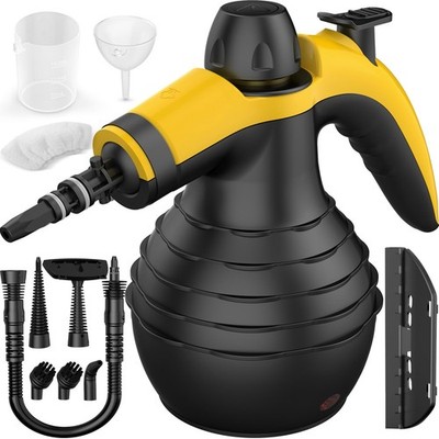 Pressurized Handheld Steam Cleaner with 10pcs Accessories & Safety Lock, Multi-P