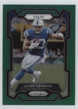 2023 Panini Prizm Green Prizm Kylen Granson #128 00t5