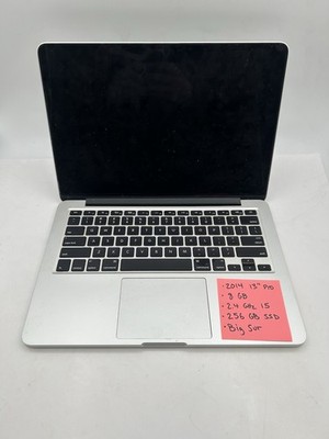 Apple MacBook Pro Retina 13” (2014, 256GB SSD, 8GB RAM,Big Sur, No