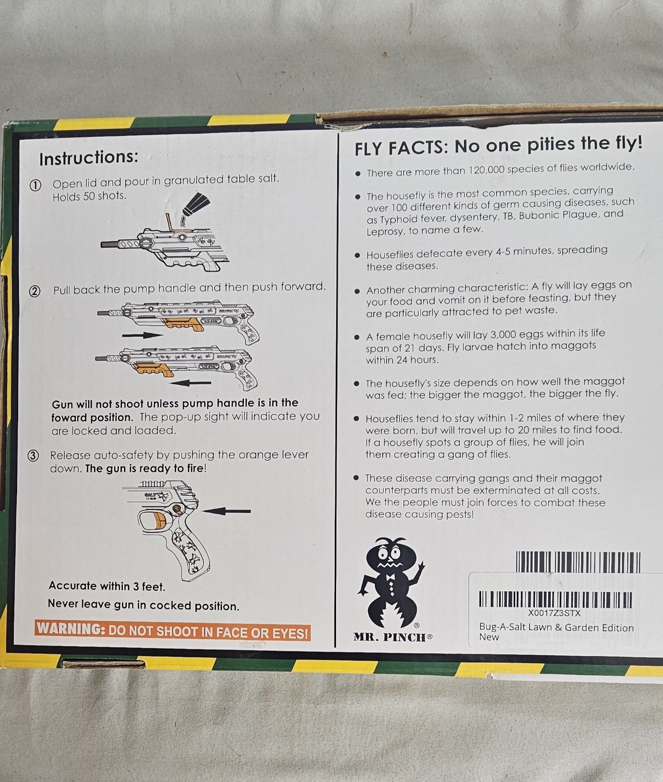 Brand New Bug-A-Salt Lawn and Garden Original Non-Toxic Salt Gun FREE SHIPPING!