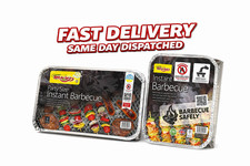 Bar-Be-Quick single or Party Size Disposable Instant Barbecue fast and safe dlvr