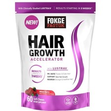 Force Factor Hair Growth Accelerator Soft Chews, Hair Growth Vitamins For Women