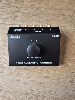 Speaka AC 2 S | 4 Wege Audio Umschalt