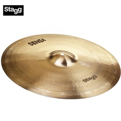 Stagg 14'' SENSA B20 Bronze Hand Hammered Brilliant Medium Crash Cymbal SEN-CM14B