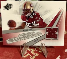 Vernon Davis 2006 SPX Swatch Supremacy Vernon Davis #SW-VD (MEM, RC)