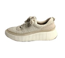 Dolce Vita FRIDA Wedge Fashion Platform Sneaker Natural Knit Women's 10 Boho