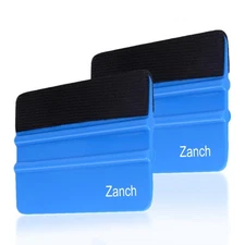 Zanch 2pcs Vinyl Wrap Tools, 4-Inch Mini Squeegee for Vinyl, Versatile for Cr...