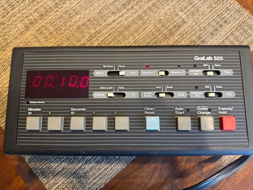 GraLab Model 525 Digital Darkroom Timer - Tested And Working (No Foot ...