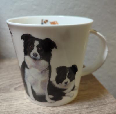 Dunoon Dogs & Puppies Cairngorm Mug Fine Bone China England Richard Partis