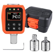 12 Digital Torque Adapter - 12.5-250 Ft-lb Converts Any Silver 12 Digital Torque Adapter - 12.5-250 Ft-lb Converts Any Silver