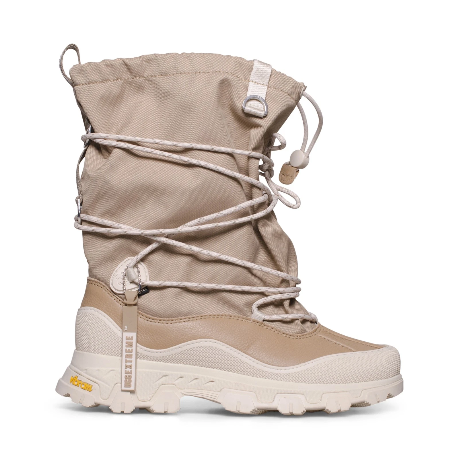 UGG METROPEAK SAND LEATHER WATERPROOF WINTER WOOL WOMEN'S BOOTS SIZE US 5.5 NEW
