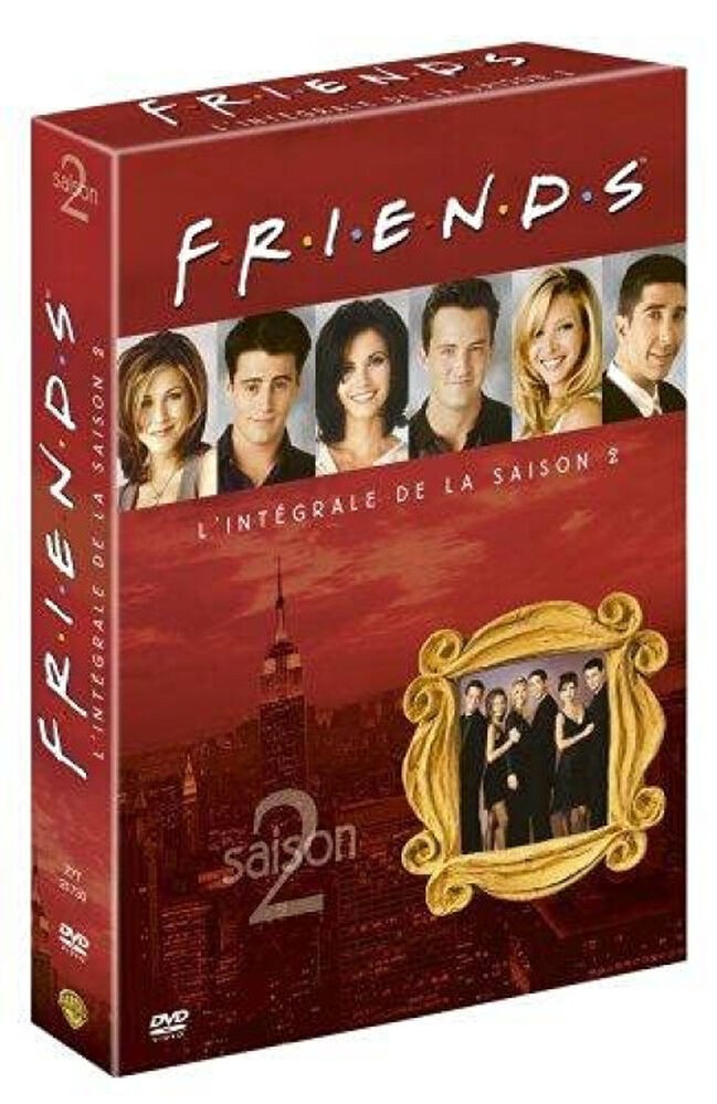 Friends Season 2 Complete Edition 4 DVD (New Packaging) Very Good Condition