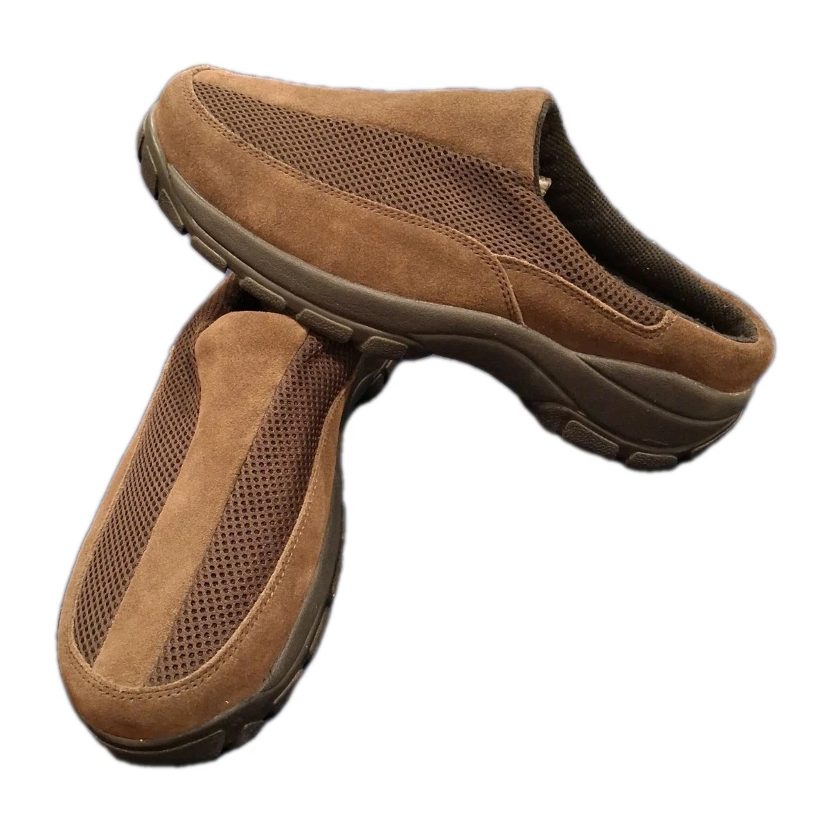 RedHead Dry Plus Mens 12M Brown Suede Slip On Shoes Rugged Moc Toe Trail Loafers RedHead Suede Upper Casual Shoes for Men for sale | eBay main image 3