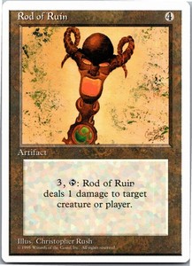 Rod of Ruin - Fourth Edition (4ED) - MTG