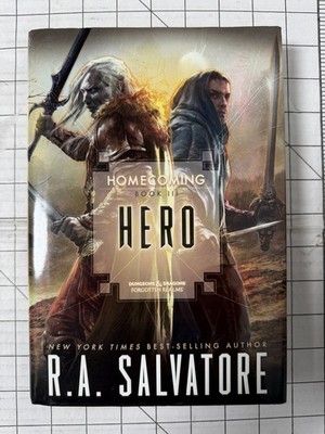 Hero : Homecoming, Book III by R. A. Salvatore 2016, HC/DJ Forgotten Realms D&D