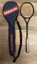 Vintage Donnay Revolutive Cynetic Squash Racket with Case