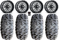 ITP Momentum 15" Wheels Milled 31" MotoClaw Tires Can-Am Commander Maverick