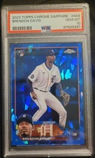 2023 Topps Chrome Sapphire Brendon Davis (RC) #494 Rare (Pop 1)