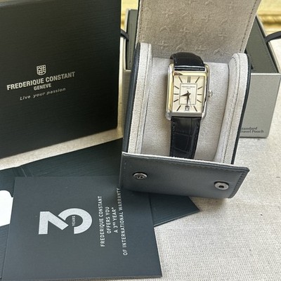 Frederique Constant Classics Carree FC-303 Automatic Watch Box Papers #23