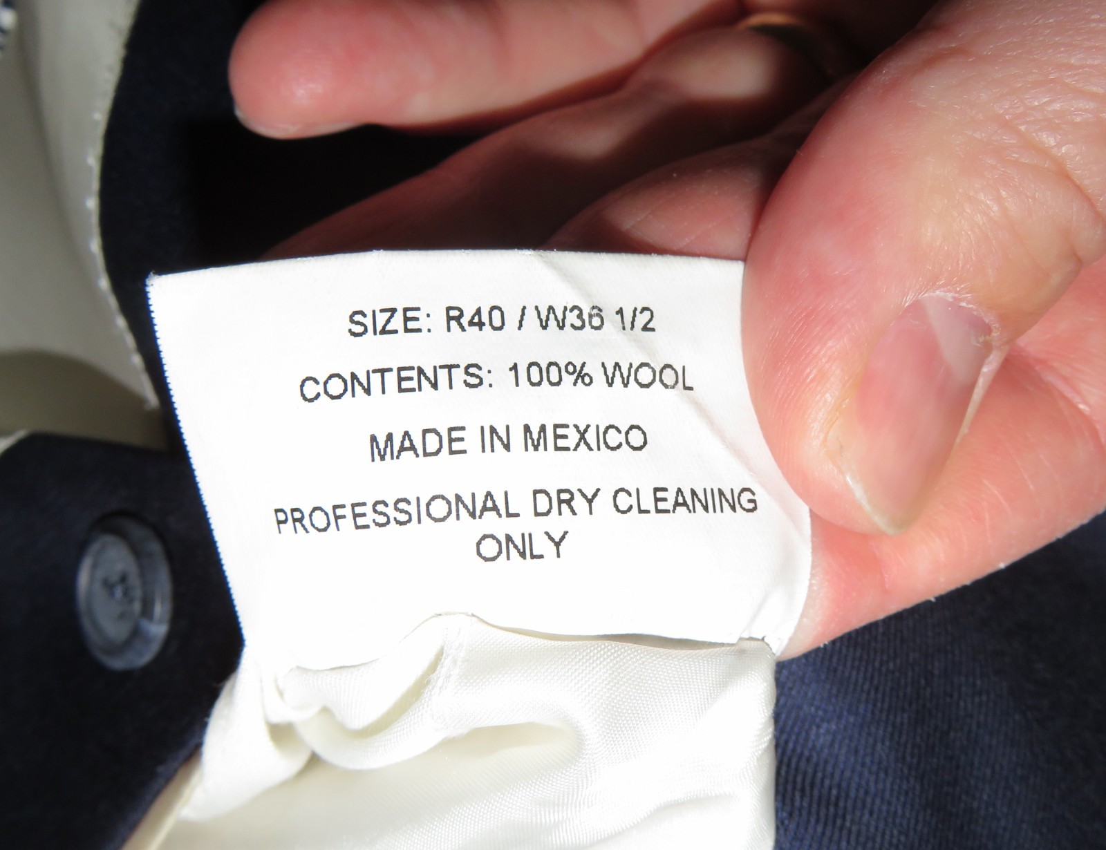 My.Suit Custom Solid Blue Flat Front Two Button S… - image 15