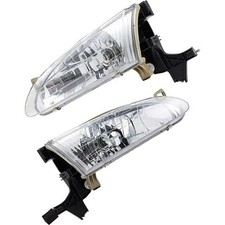 2x Left Right Headlights 81150-02050 81110-02060 Toyota Corolla 98-00