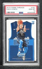 2018 Panini Threads Rookies Statement Jersey Luka Doncic #181 PSA 10 GEM MT 0i28