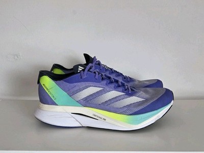 ADIDAS ADIZERO BOSTON 12 HERREN UK GRÖSSE 11 BLAU LAUFEN FITNESSSTUDIO SPORTSCHUHE