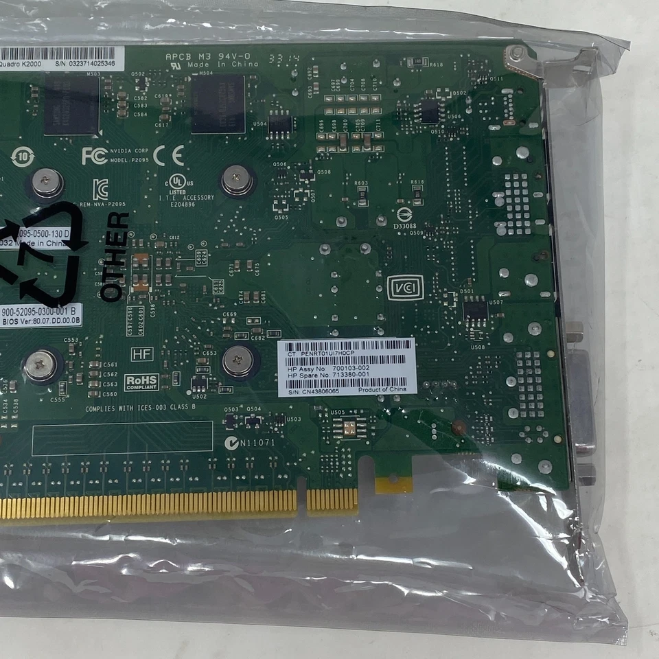 Nvidia Quadro K2000D 2GB GDDR5 Graphics Video Card GPU - SEALED - Image 3 of 4